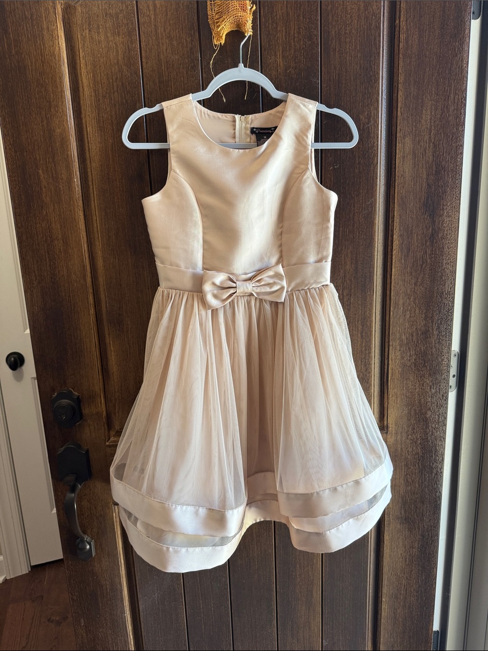 Kids Tulle Party Dress with Waist Bow